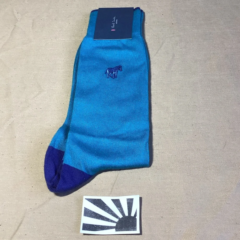 Paul Smith Men Sock Plain Zebra